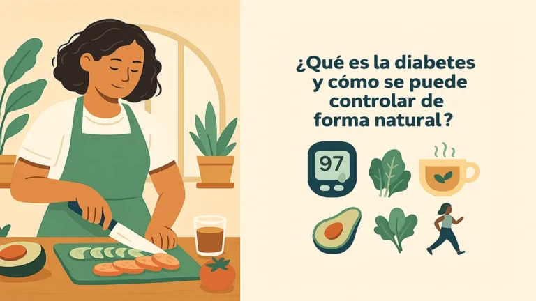 ¿Cómo controlar la diabetes de forma natural?