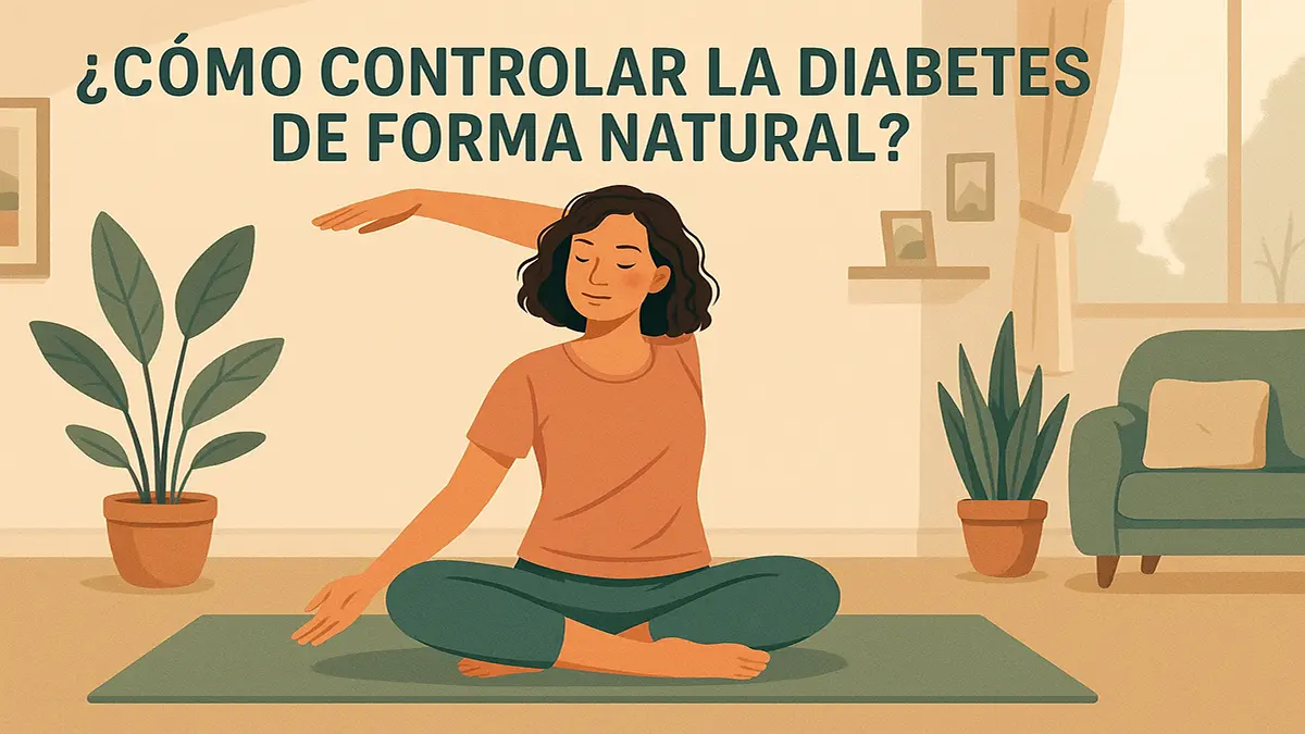 Persona haciendo estiramientos