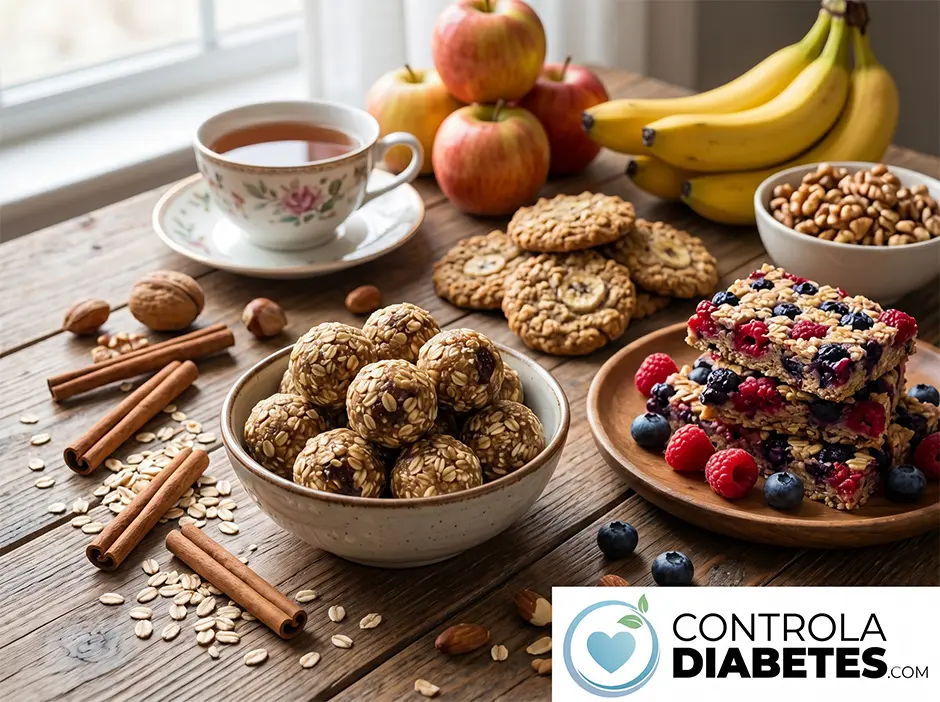 3 Recetas Fáciles y Deliciosas de Snacks Saludables y Galletas de Avena Sin Azúcar para Calmar la Ansiedad