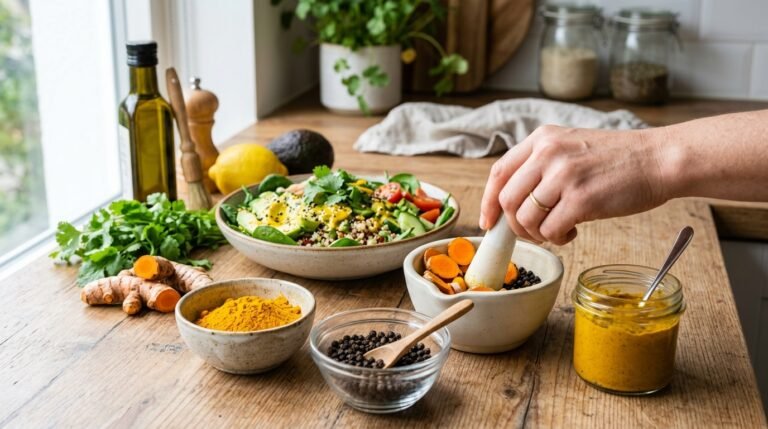 7 Pasos Efectivos para Incorporar Cúrcuma y Pimienta Negra en tu Dieta Antinflamatoria
