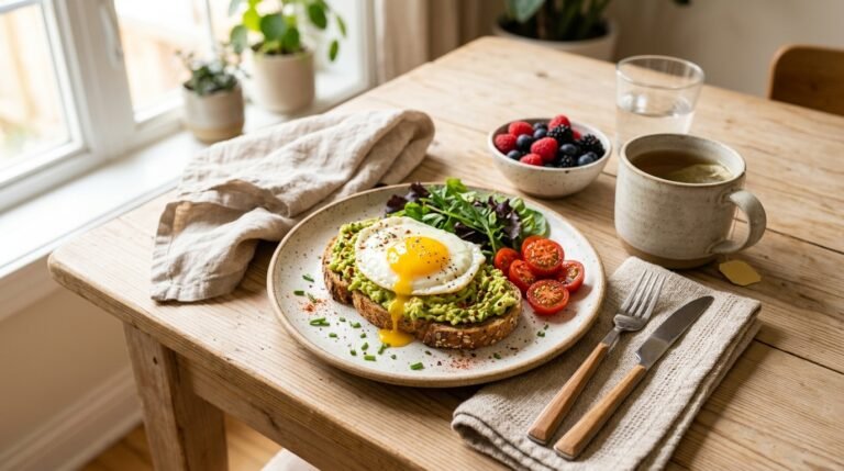 5 Deliciosas Ideas para un Desayuno Fácil con Huevos y Aguacate Bajo en Índice Glucémico