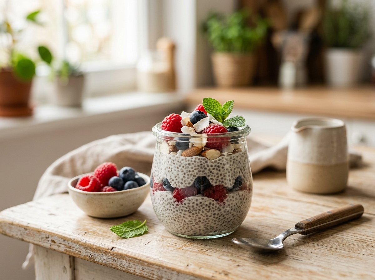 7 Pasos Sencillos para el Pudding de Chía Ideal: Desayuno Alto en Fibra y Control Glucémico Efectivo