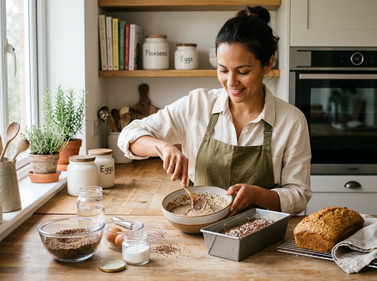 7 Pasos Esenciales para Hornear un Delicioso Pan de Linaza Bajo en Carbohidratos: ¡Ideal para Diabéticos!