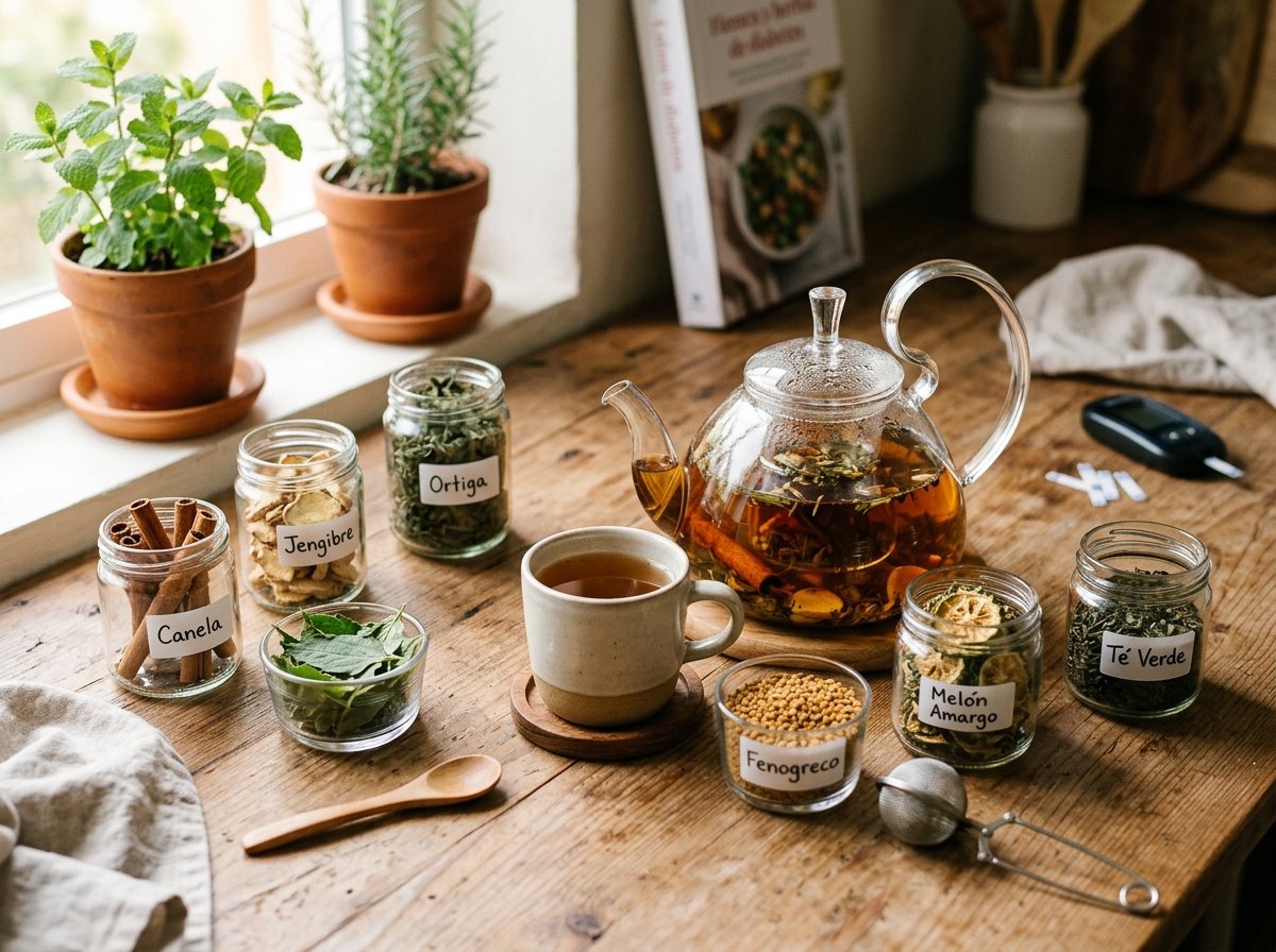 7 Infusiones Medicinales Clave para el Control de tu Glucosa: Una Guía Efectiva
